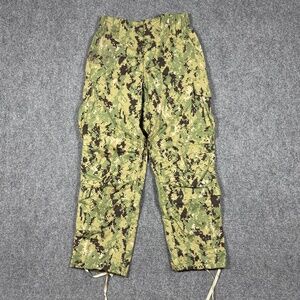 US Navy Working Uniform Pants Mens XS-S Type III Camouflage Trouser 0507